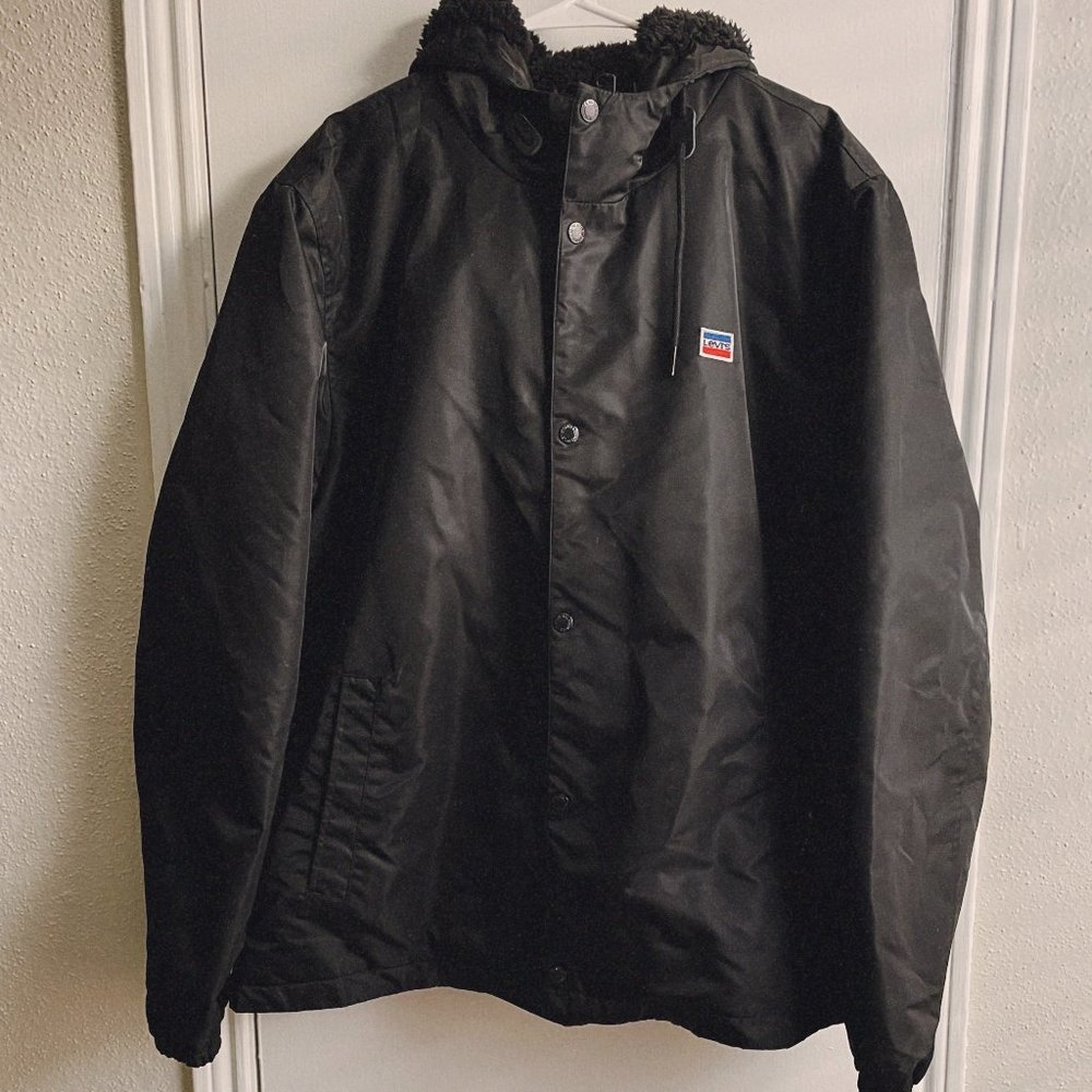 Original Levi Strauss & Co Bomber Jacket w/ Hoodie (XL)